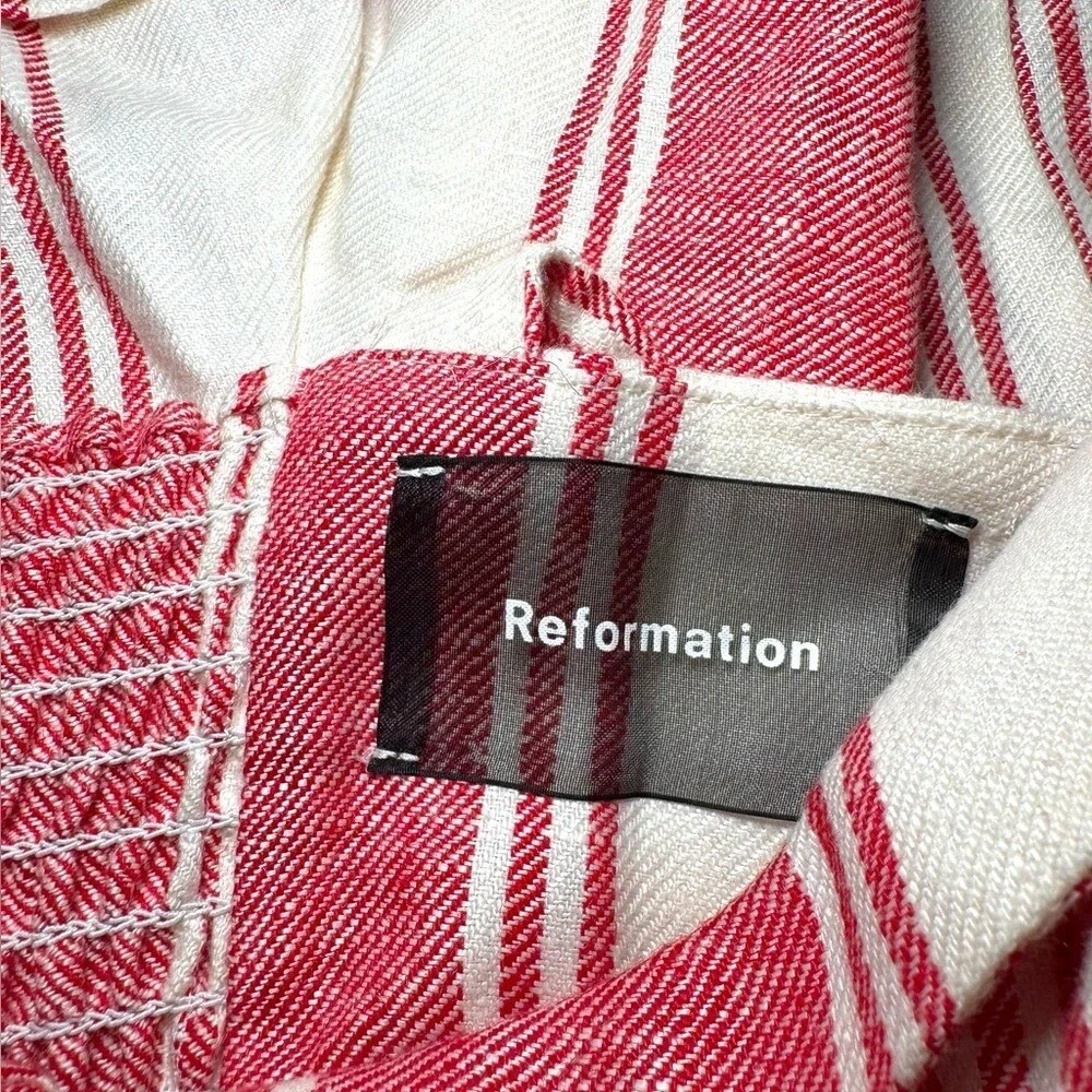 Reformation Linen Coconut Romper Sz 4 EUC‎